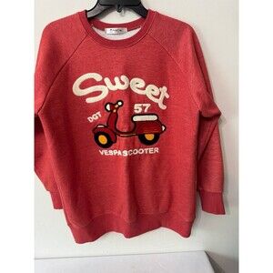 VESPA SCOOTER DGT 75 sweatshirt medium rare find